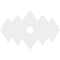 Ekena Millwork Zoe Architectural Grade PVC Ceiling Medallion, 26"W x 17 3/8"H x 3"ID x 8"C x 1"P, One-Piece CMP26X17ZE-03000 - alternate 4